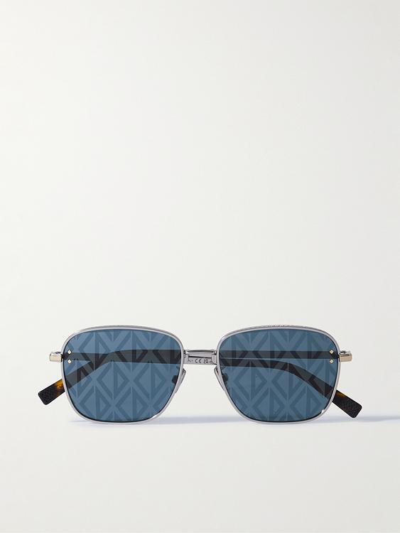 Grey d-frame sunglasses from Dior Eyewear