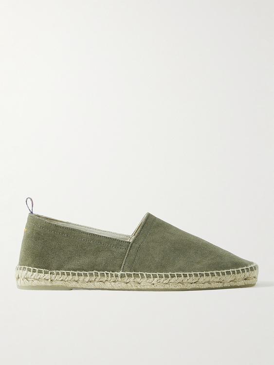 Dark green espadrilles from Castañer