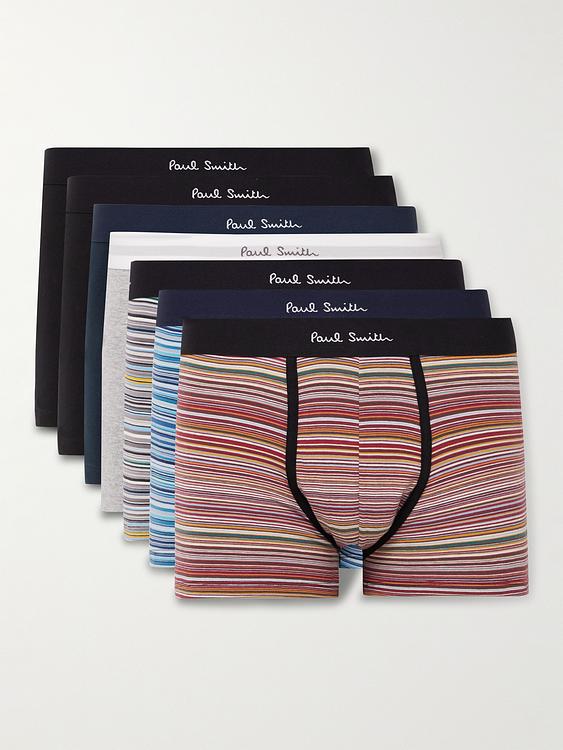 Striped multicolor boxer briefs from Paul Smith