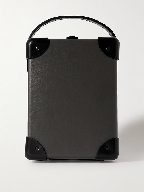 Dark grey suitcase from Globe-Trotter