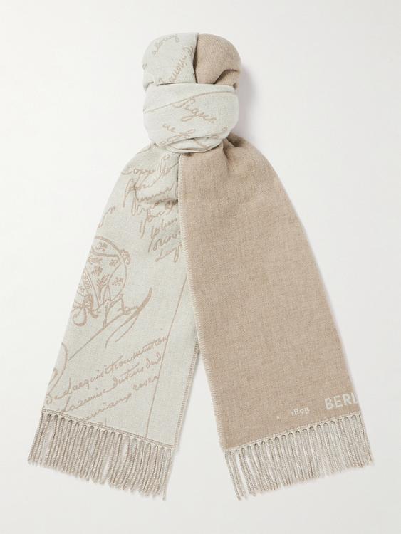 White scarve from Berluti