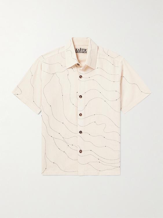 White short sleeve shirt from Kartik Research
