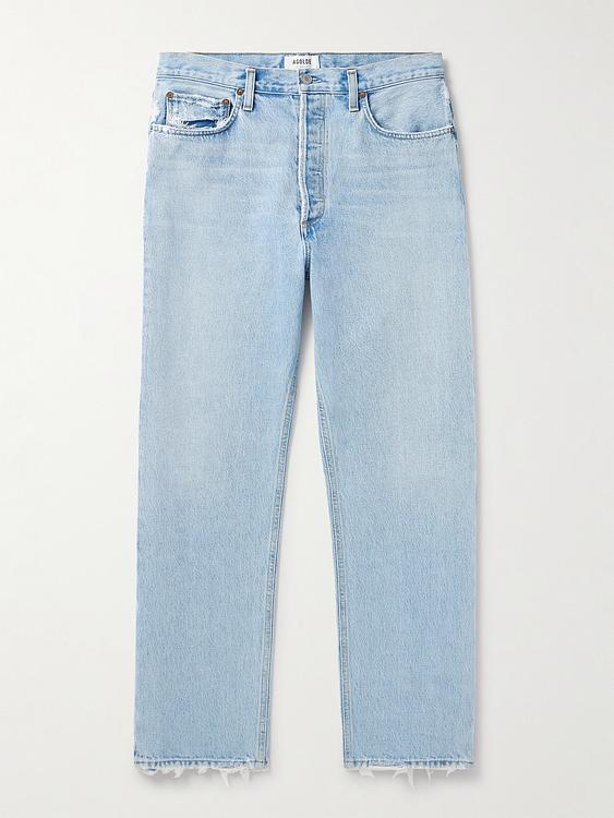 Light blue jeans from AGOLDE