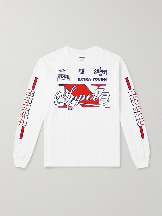 Print white sweatshirt from Neighborhood