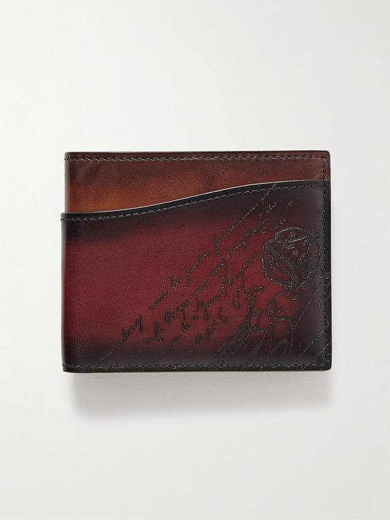 Dark brown wallet from Berluti