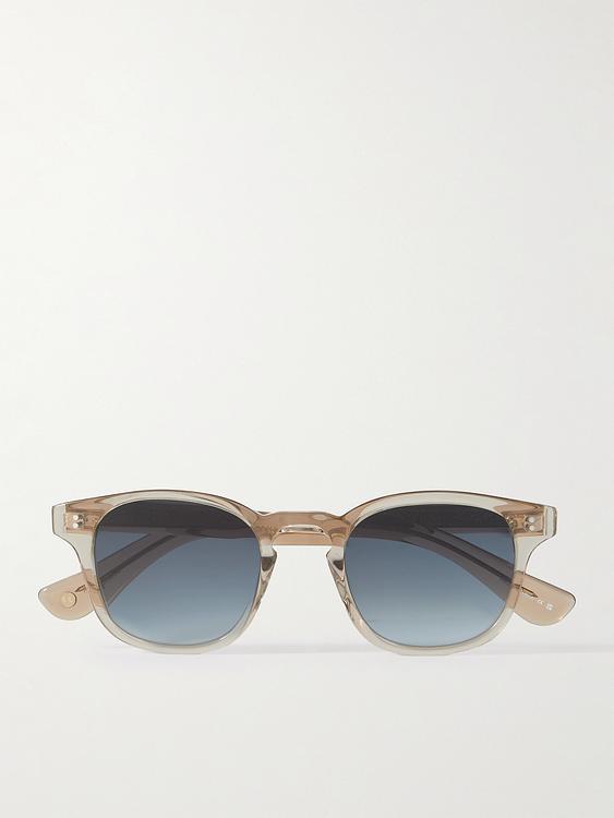 Grey d-frame sunglasses from Garrett Leight California Optical