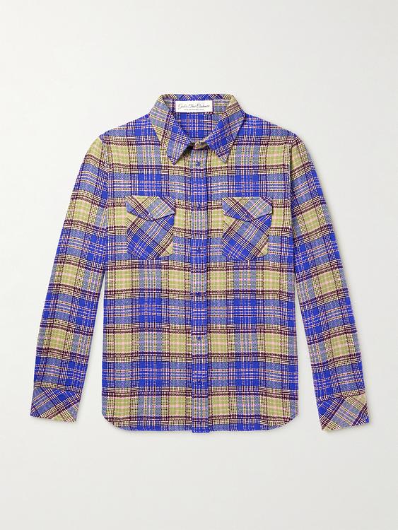 Checkered multicolor casual shirt from God's True Cashmere