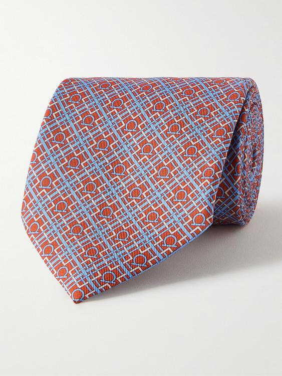 Checkered multicolor tie from FERRAGAMO