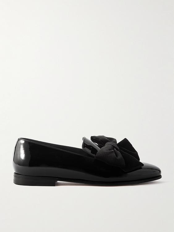Black loafers from Manolo Blahnik