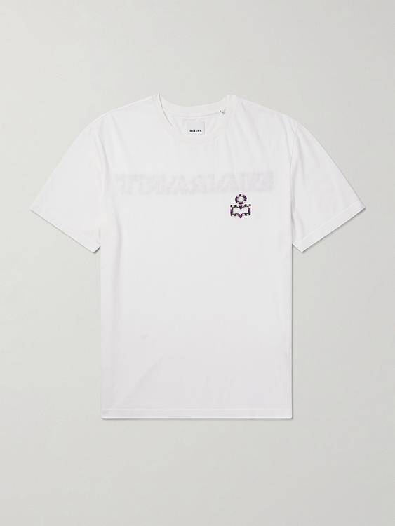 Print white t-shirt from Marant