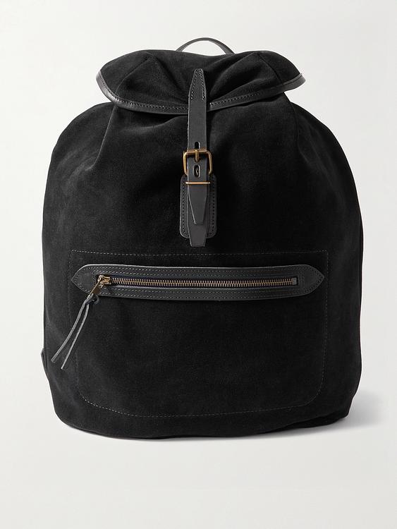 Black backpack from Bleu de Chauffe