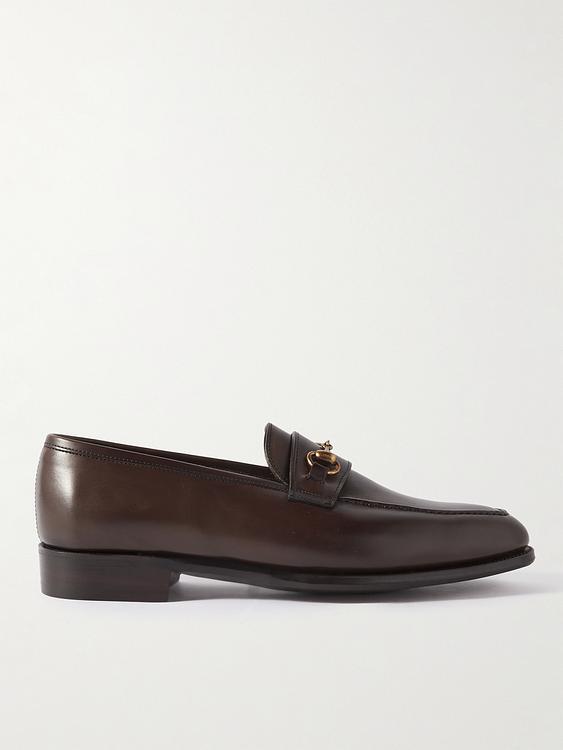Dark brown loafers from George Cleverley