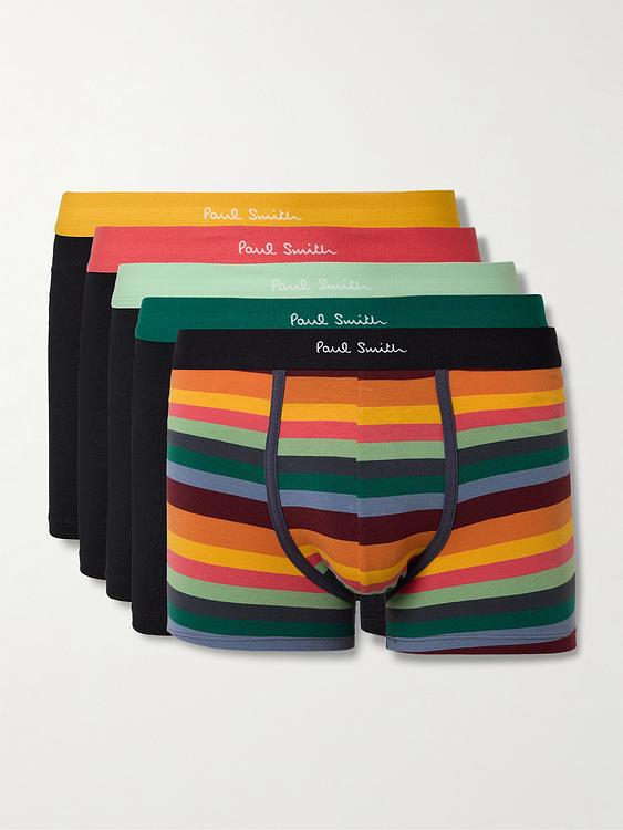 Striped multicolor boxer briefs from Paul Smith
