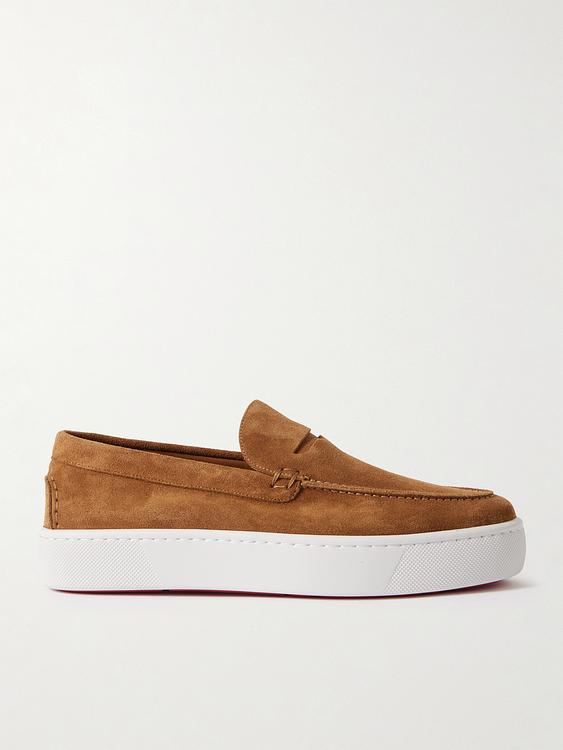 Brown loafers from Christian Louboutin