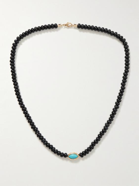 Black necklace from Luis Morais
