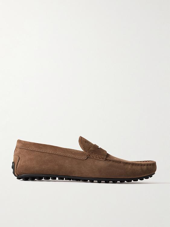 Brown loafers from Tod's