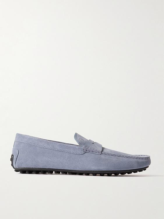 Blue loafers from Tod's