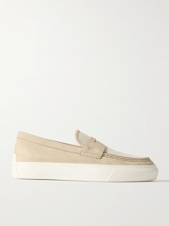 Beige loafers from Tod's