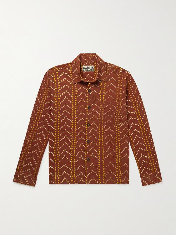 Brown casual shirt from Kartik Research