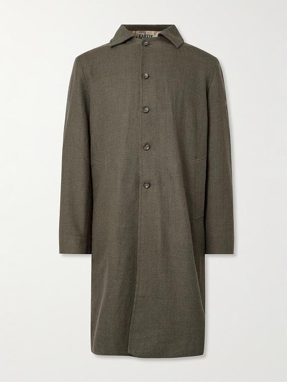 Dark green coat from Kartik Research