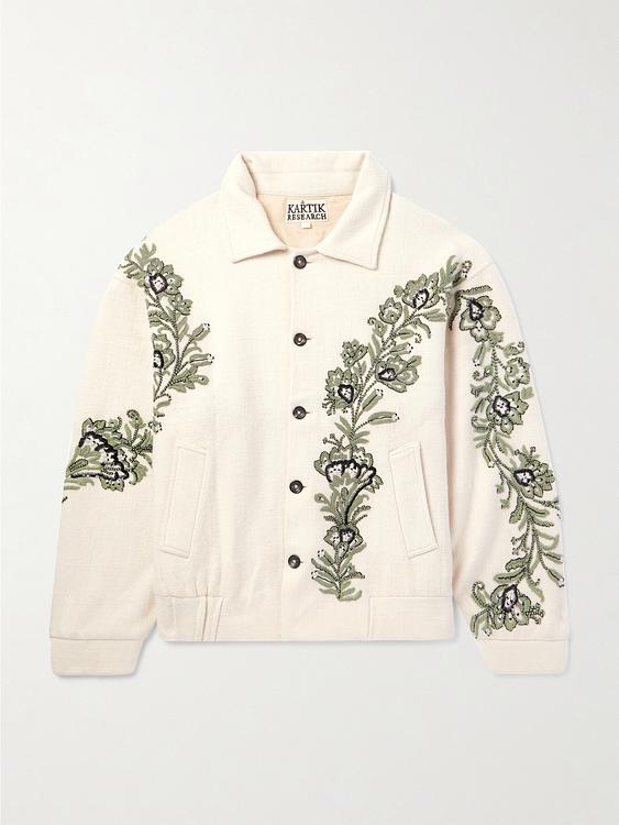 White casual jacket from Kartik Research