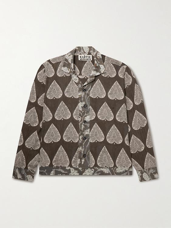 Dark brown casual jacket from Kartik Research