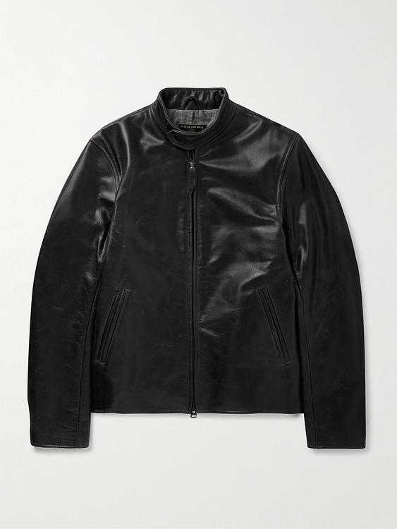 Black leather jacket from Golden Bear