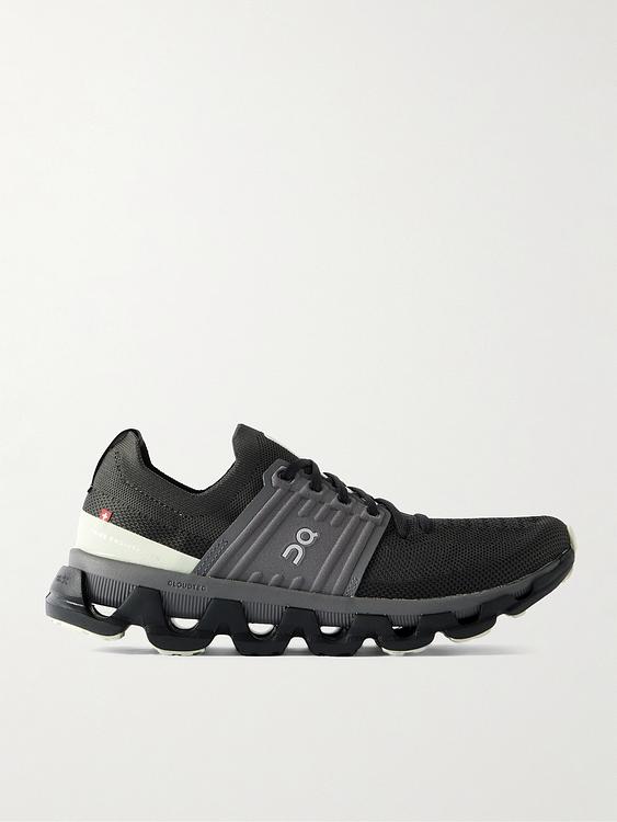 Print black sneakers from ON