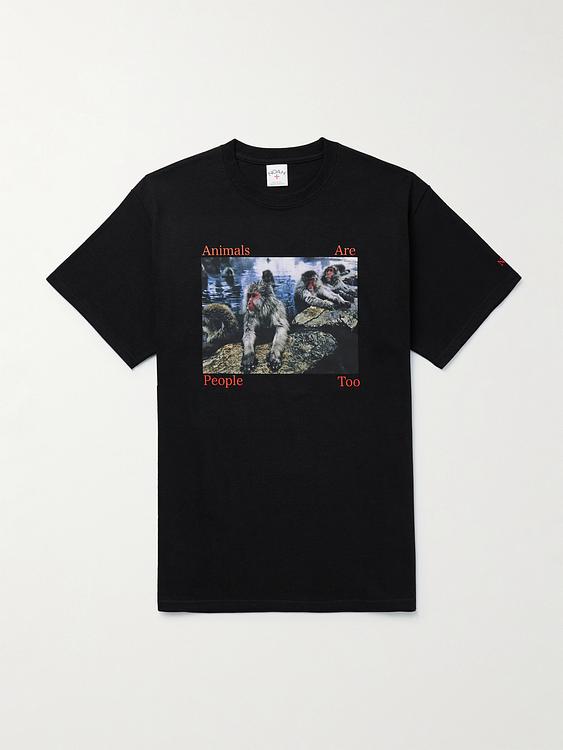 Print black t-shirt from Noah