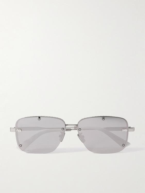 Grey d-frame sunglasses from Dior Eyewear