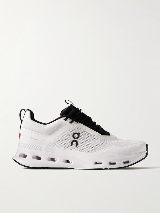 Print white sneakers from ON