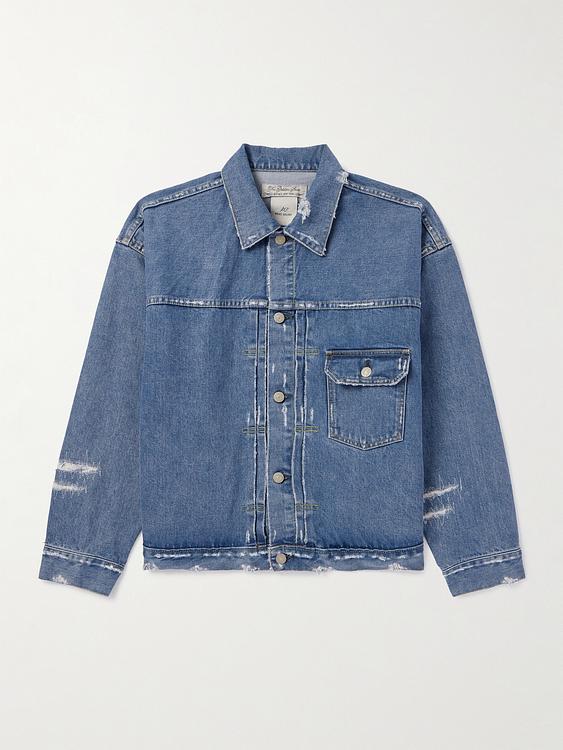 Blue denim jacket from Remi Relief