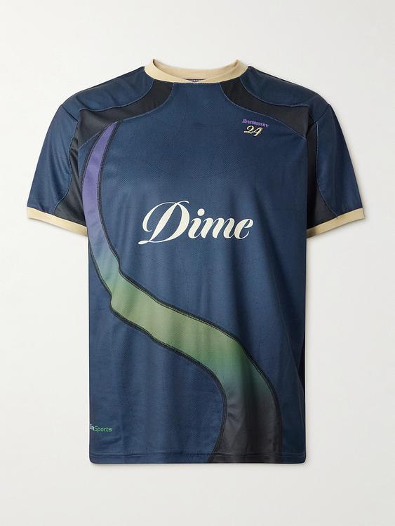 Print dark blue t-shirt from DIME