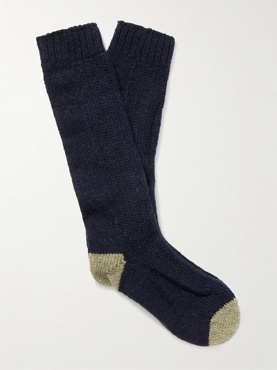 Black socks from Johnstons of Elgin