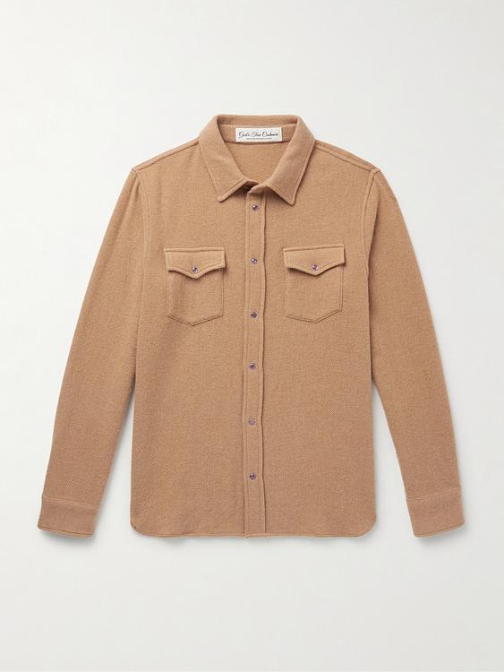 Brown overshirt from God's True Cashmere
