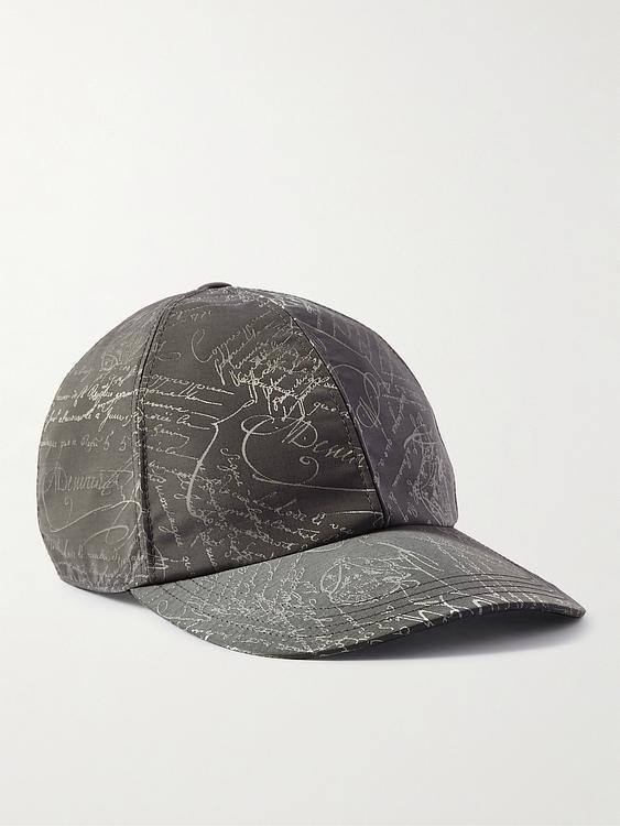 Print grey cap from Berluti