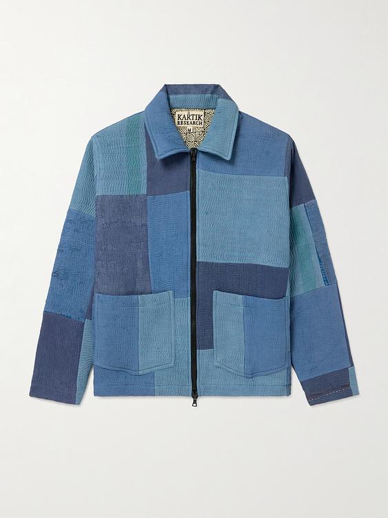 Blue casual jacket from Kartik Research