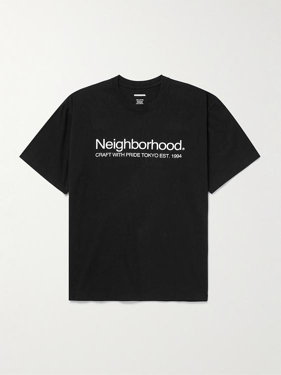 Print black t-shirt from Neighborhood