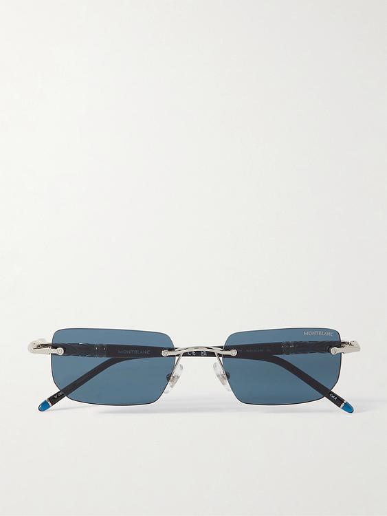 Grey d-frame sunglasses from MONTBLANC EYEWEAR