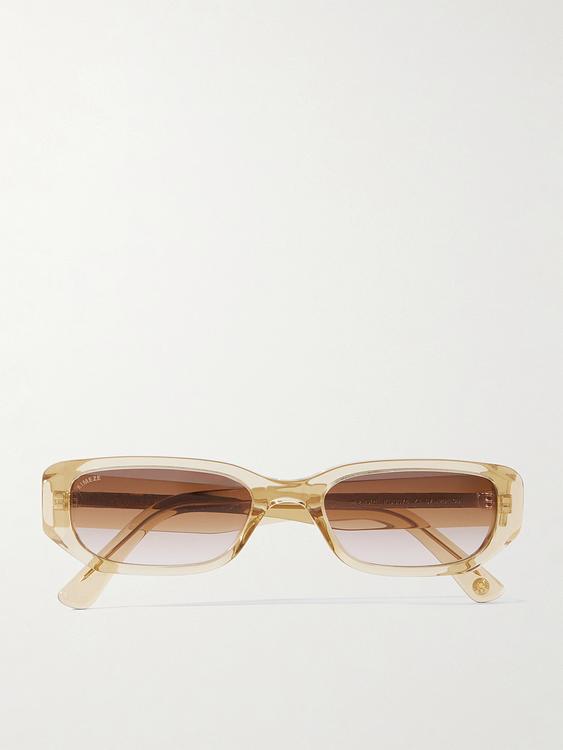 Beige d-frame sunglasses from Kimeze