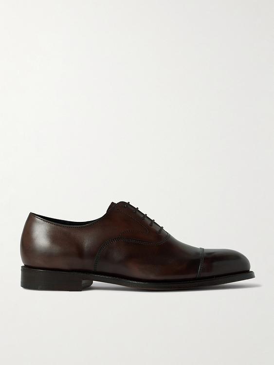 Dark brown oxford shoes from Grenson