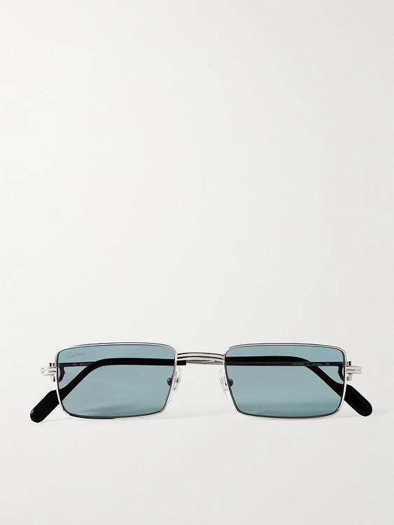 Blue d-frame sunglasses from Cartier Eyewear