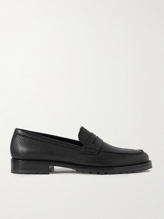 Black loafers from Manolo Blahnik