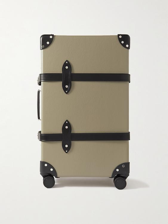 Taupe suitcase from Globe-Trotter
