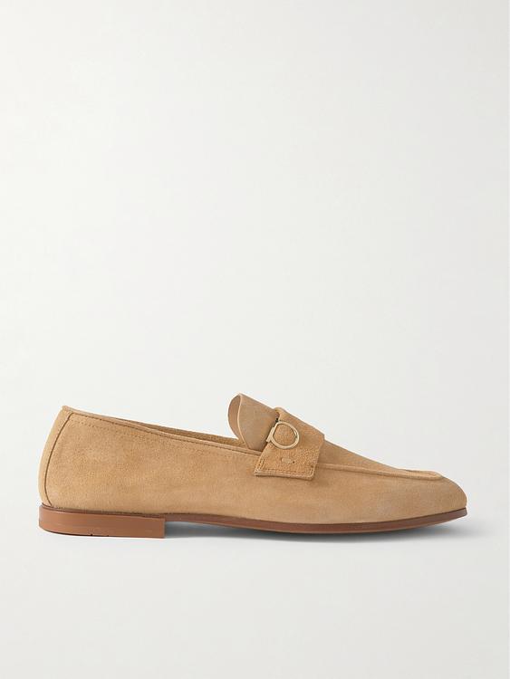 Taupe loafers from FERRAGAMO
