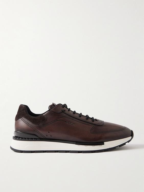 Dark brown sneakers from Berluti