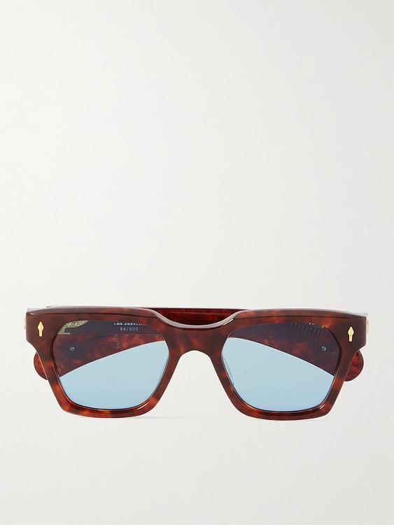 Dark brown d-frame sunglasses from Jacques Marie Mage