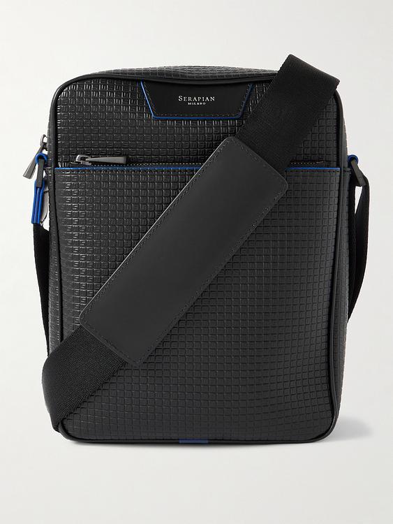 Black shoulder bag from Serapian