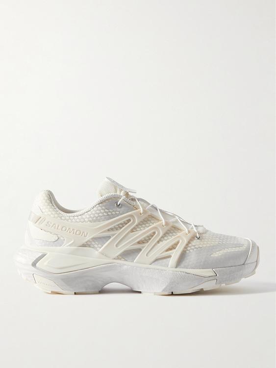 White sneakers from Salomon