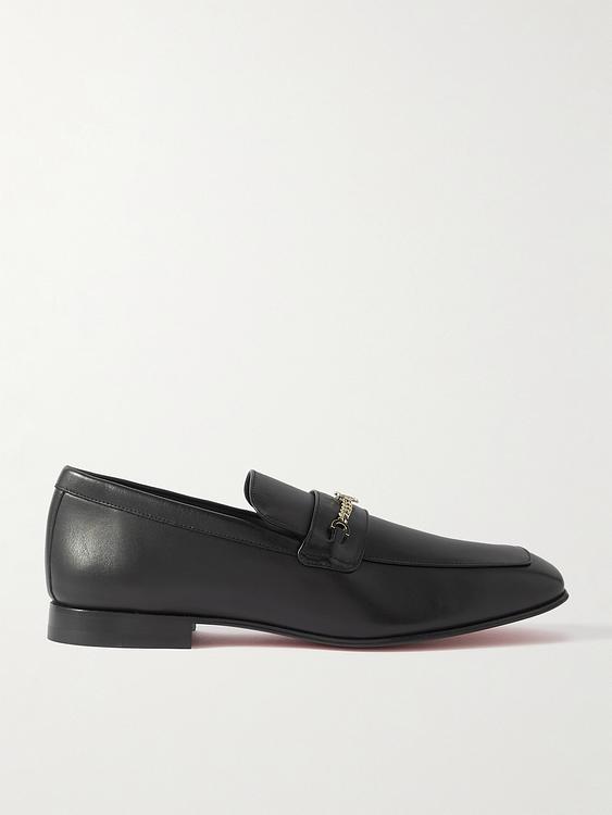 Dark grey loafers from Christian Louboutin